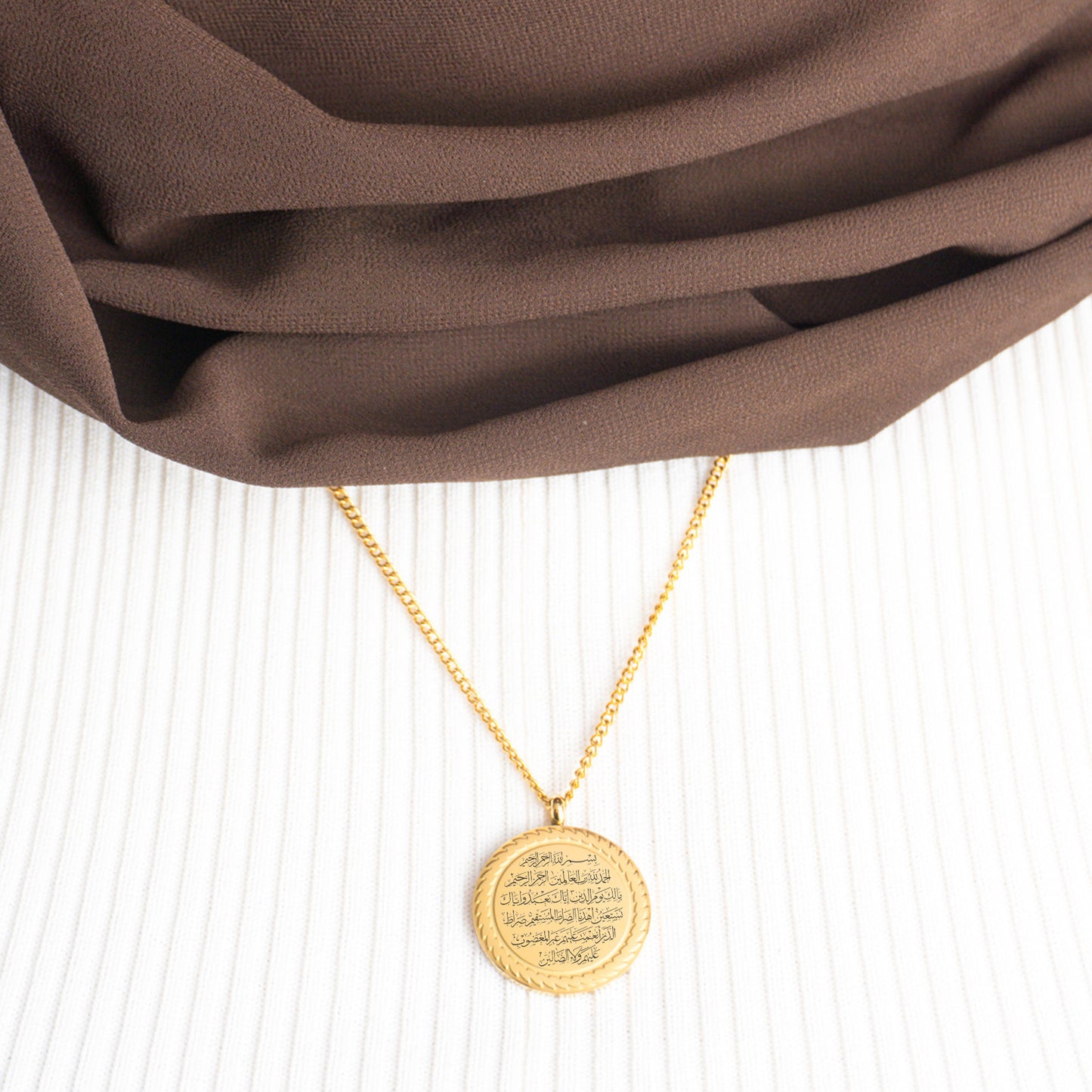 Surat Al-Fatihah Necklace | Round