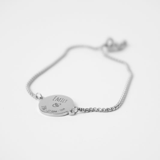 Custom Engrave Adjustable Bracelet
